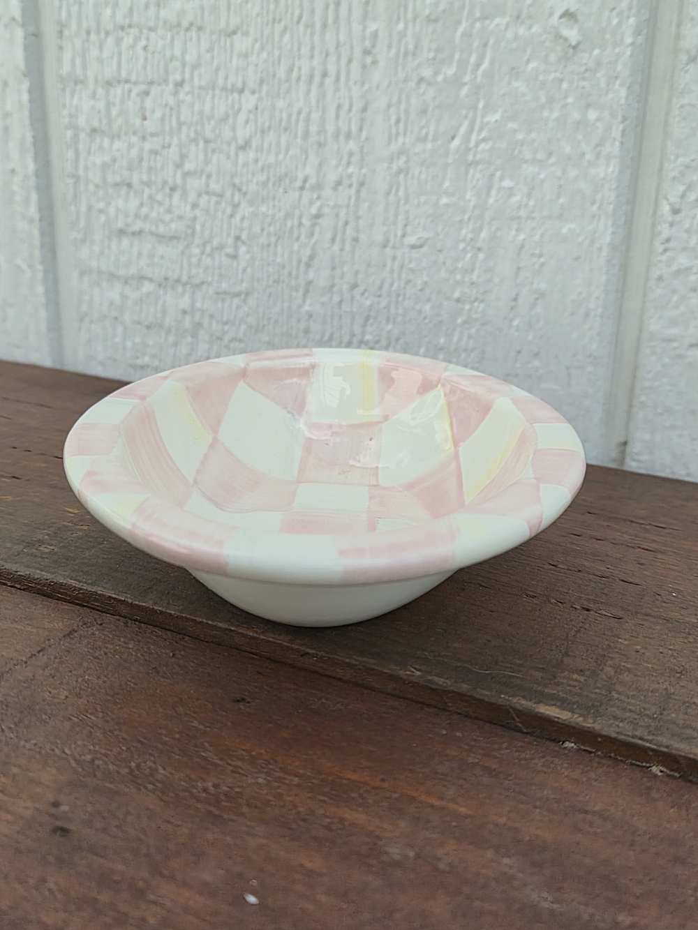 MacKenzie-Childs Rosy Check Soap Dish - Picture 5 of 10
